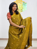 Kanchipuram Blended New Mini Fancy Silk Saree 010