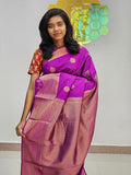 Kanchipuram Blended New Mini Fancy Silk Saree 017