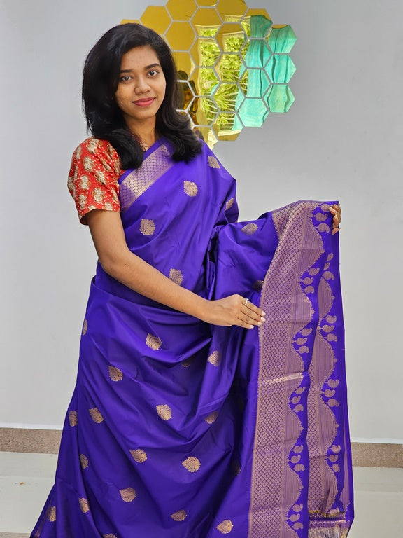 Kanchipuram Blended New Mini Fancy Silk Saree 019