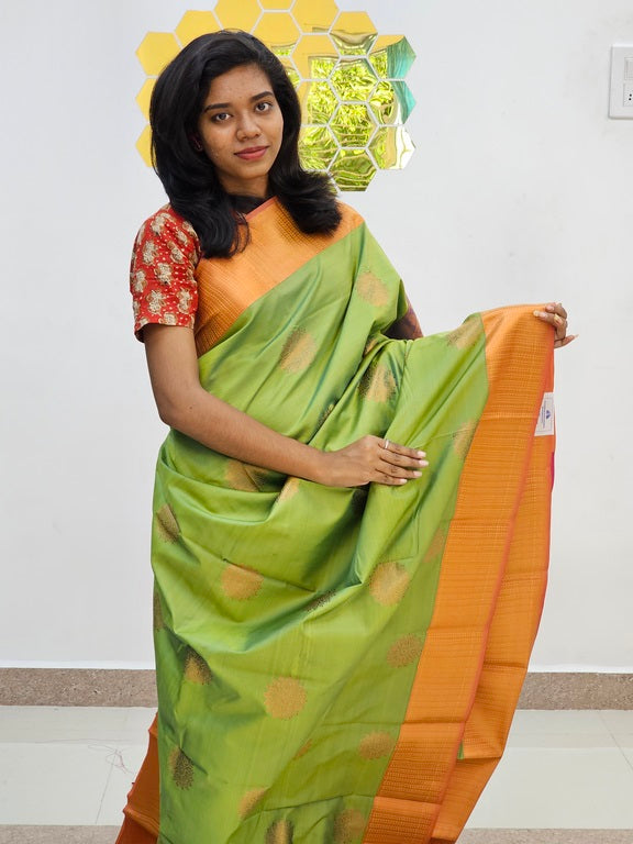 Kanchipuram Blended Fancy Silk Saree 1076