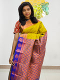 Kanchipuram Blended Fancy Silk Saree 1077