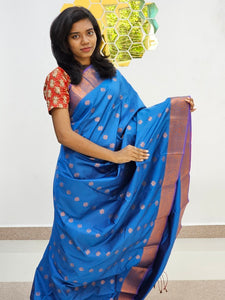 Kanchipuram Blended Fancy Silk Saree 1083