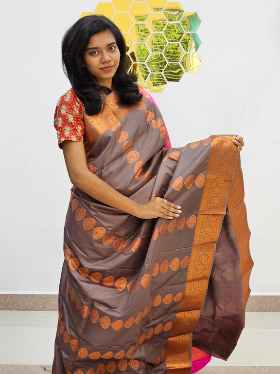 Kanchipuram Blended Fancy Silk Saree 1089