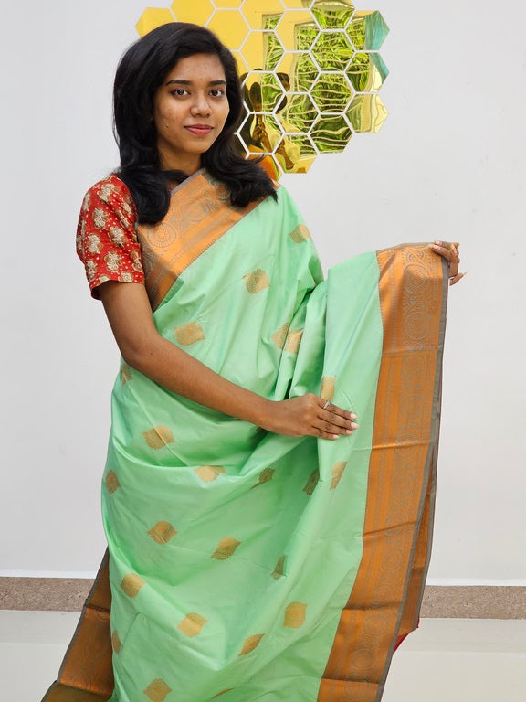 Kanchipuram Blended Fancy Silk Saree 1092