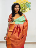 Kanchipuram Blended Fancy Silk Saree 1096