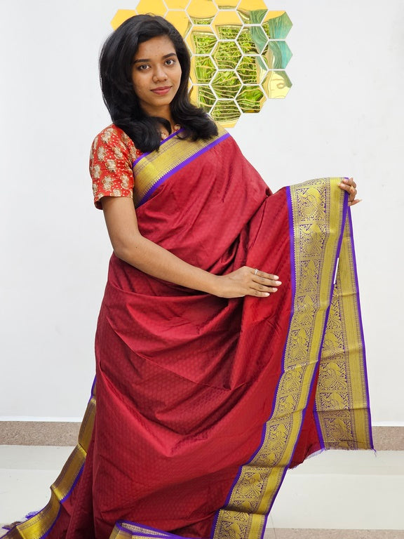 Kanchipuram Blended Fancy Silk Saree 1101