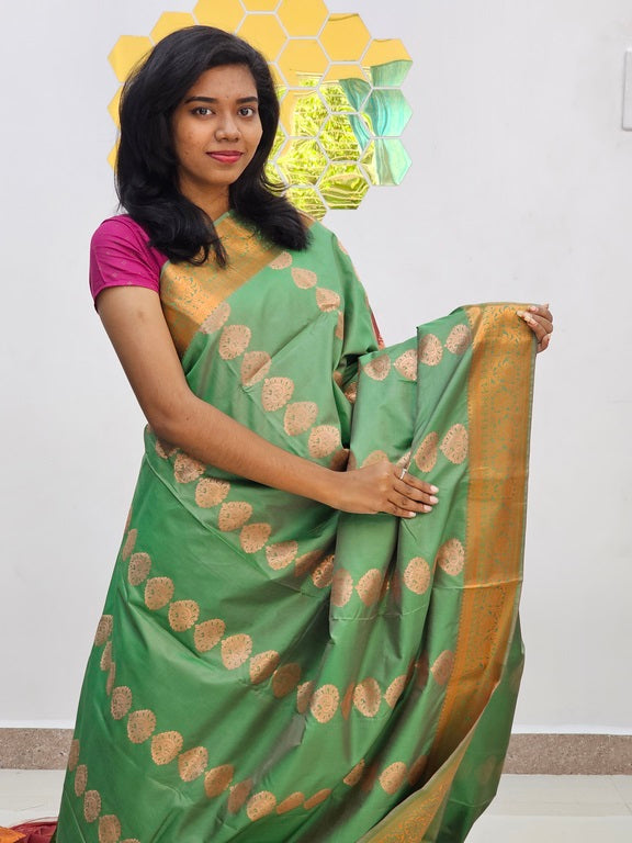 Kanchipuram Blended Fancy Silk Saree 1122