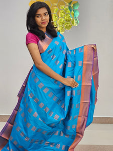 Kanchipuram Blended Fancy Silk Saree 1135