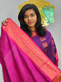 Kanchipuram Blended Fancy Silk Saree 1140