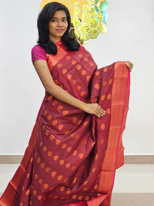 Kanchipuram Blended Fancy Silk Saree 1143