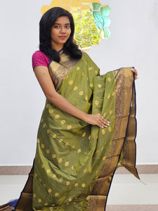 Kanchipuram Blended Fancy Silk Saree 1151