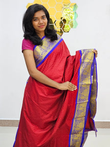 Kanchipuram Blended Fancy Silk Saree 1162