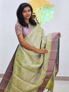 Kanchipuram Blended Gifted Tissue Silk Saree 370