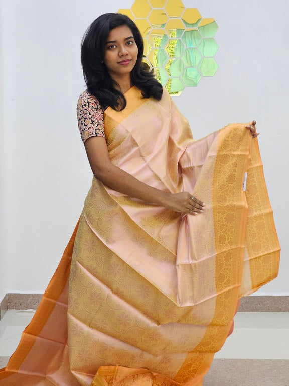 Kanchipuram Blended Gifted Tissue Silk Saree 385