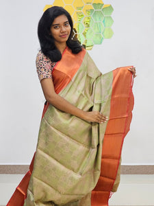 Kanchipuram Blended Gifted Tissue Silk Saree 401