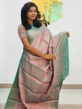 Kanchipuram Blended Gifted Tissue Silk Saree 404