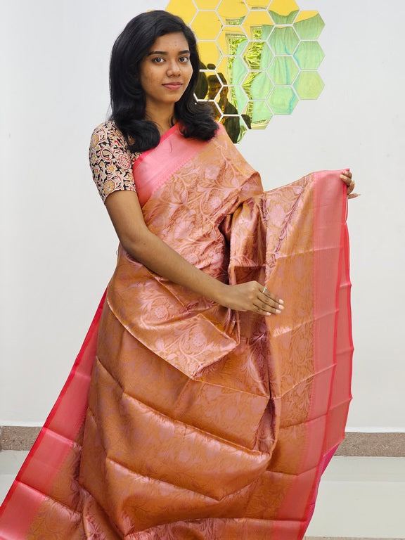 Kanchipuram Blended Gifted Tissue Silk Saree 409