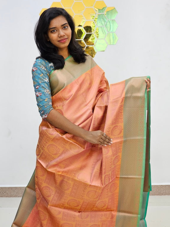 Kanchipuram Blended Gifted Tissue Silk Saree 292