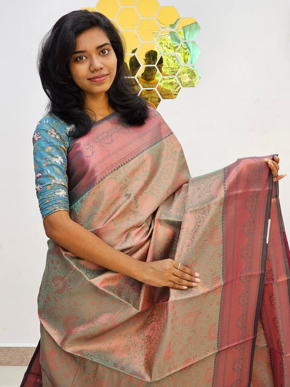 Kanchipuram Blended Gifted Tissue Silk Saree 319