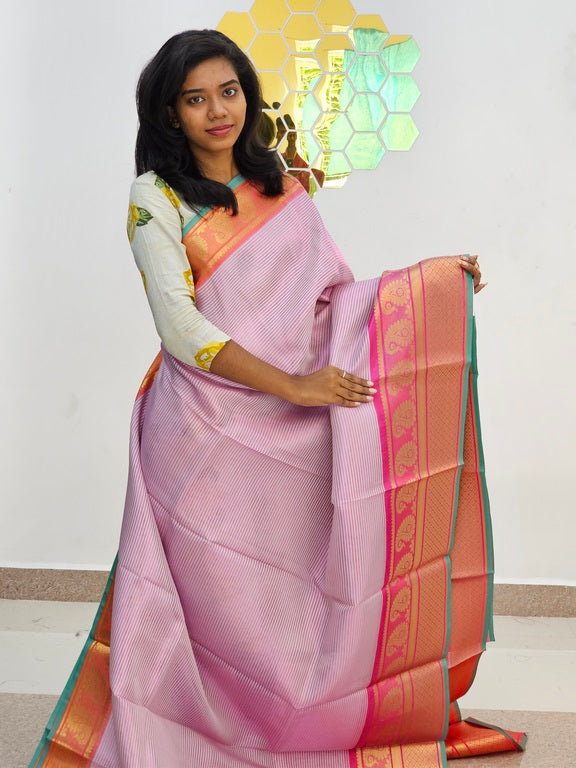 Kanchipuram Blended Gifted Tissue Silk Saree 438