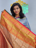 Kanchipuram Blended Gifted Tissue Silk Saree 455