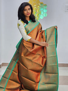 Kanchipuram Blended Gifted Tissue Silk Saree 461