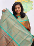 Kanchipuram Blended Gifted Tissue Silk Saree 486