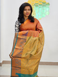 Kanchipuram Blended Gifted Embossed Silk Saree 607