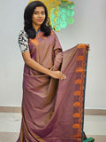 Kanchipuram Blended Gifted Embossed Silk Saree 639