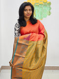 Kanchipuram Blended Gifted Embossed Silk Saree 675