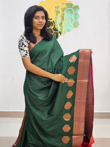 Kanchipuram Blended Gifted Embossed Silk Saree 680