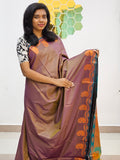 Kanchipuram Blended Gifted Embossed Silk Saree 697