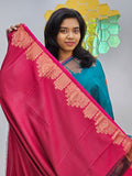 Kanchipuram Blended Gifted Embossed Silk Saree 702