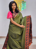 Kanchipuram Blended Gifted Embossed Silk Saree 720