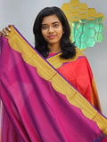 Kanchipuram Blended Gifted Embossed Silk Saree 740