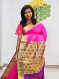 Kanchipuram Blended Gifted Embossed Silk Saree 779