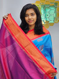 Kanchipuram Blended Gifted Embossed Silk Saree 875