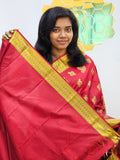 Kanchipuram Blended Gifted Embossed Silk Saree 880