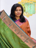 Kanchipuram Blended Gifted Embossed Silk Saree 893