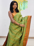 Kanchipuram Blended Gifted Embossed Silk Saree 897