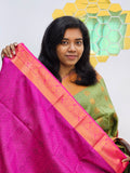 Kanchipuram Blended Gifted Embossed Silk Saree 897