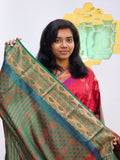 Kanchipuram Blended Gifted Embossed Silk Saree 902