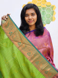 Kanchipuram Blended Gifted Embossed Silk Saree 919