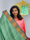 Kanchipuram Blended Gifted Embossed Silk Saree 929