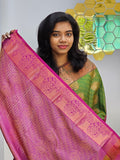 Kanchipuram Blended Gifted Embossed Silk Saree 932