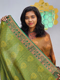 Kanchipuram Blended Gifted Embossed Silk Saree 939