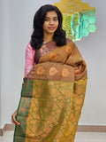 Kanchipuram Blended Gifted Embossed Silk Saree 944