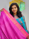 Kanchipuram Blended Gifted Embossed Silk Saree 956