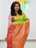 Kanchipuram Blended Gifted Embossed Silk Saree 957