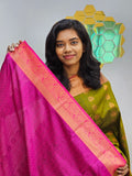 Kanchipuram Blended Gifted Embossed Silk Saree 961